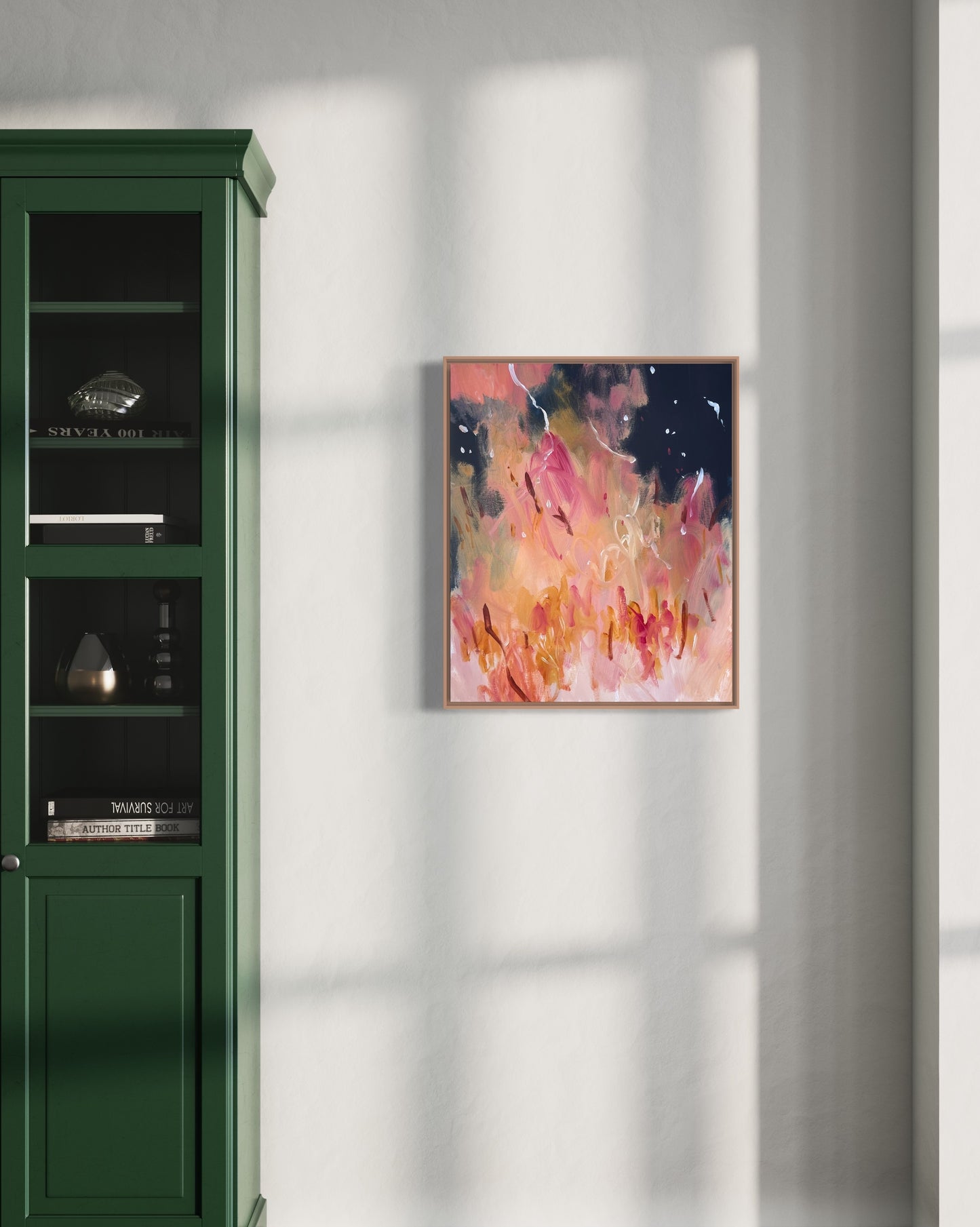 Nightcall 02 - acrylic artwork on canvas, 40x50cm