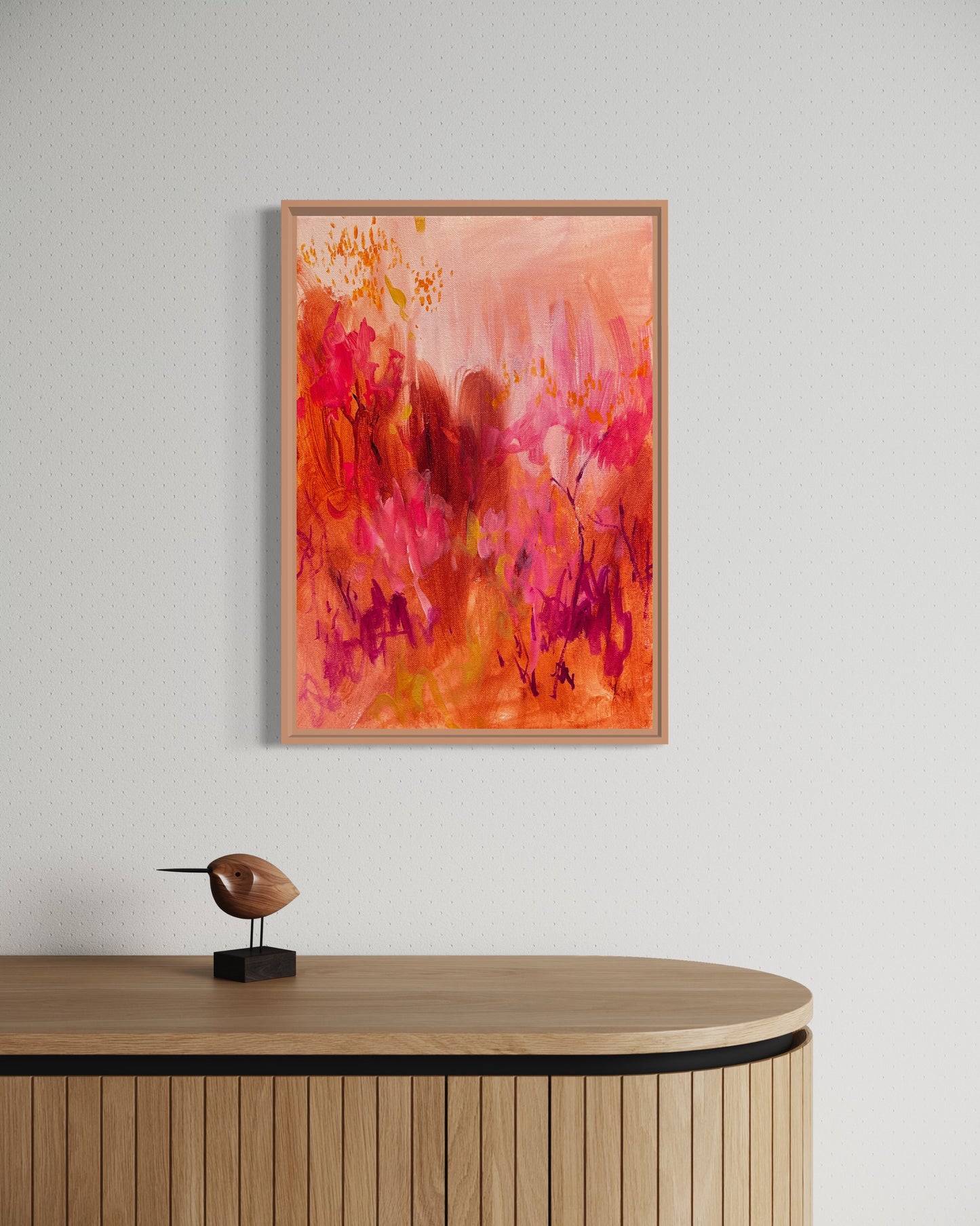 Kambah pools - acrylic artwork on canvas, 25x35cm