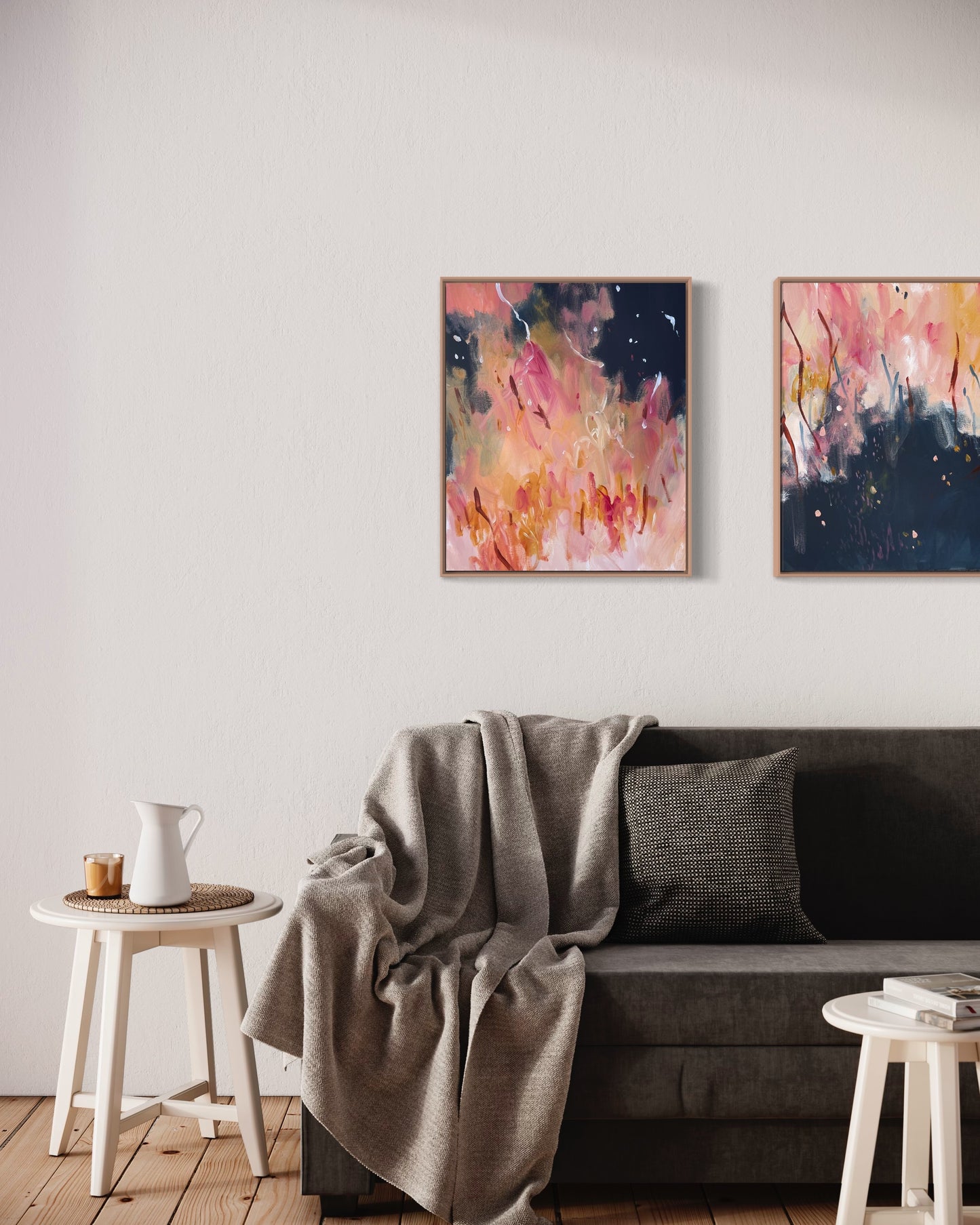 Nightcall 02 - acrylic artwork on canvas, 40x50cm