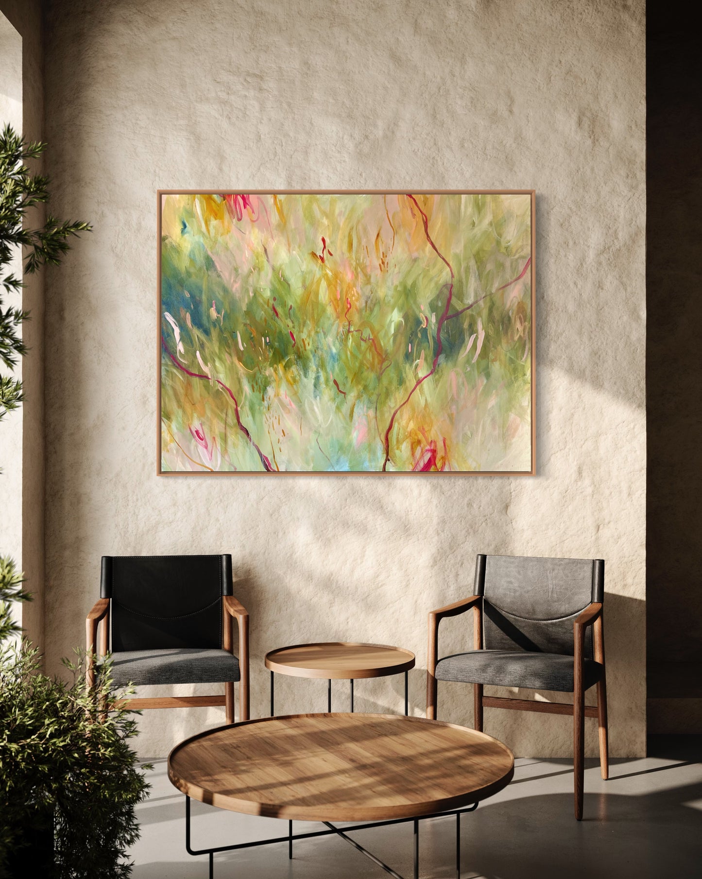 Growing things - acrylic artwork on canvas, 76x102cm