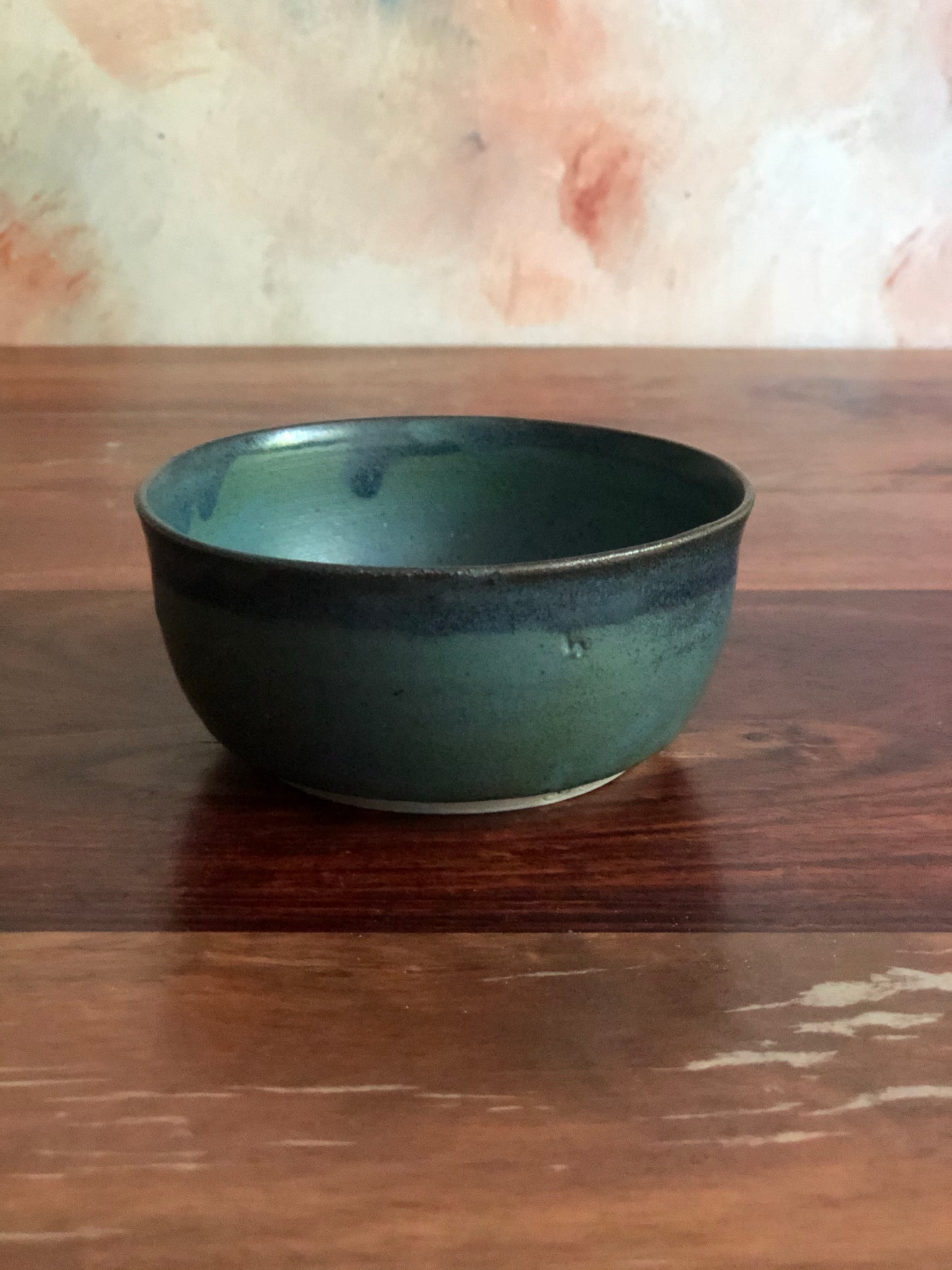 Little green dipped rim bowl