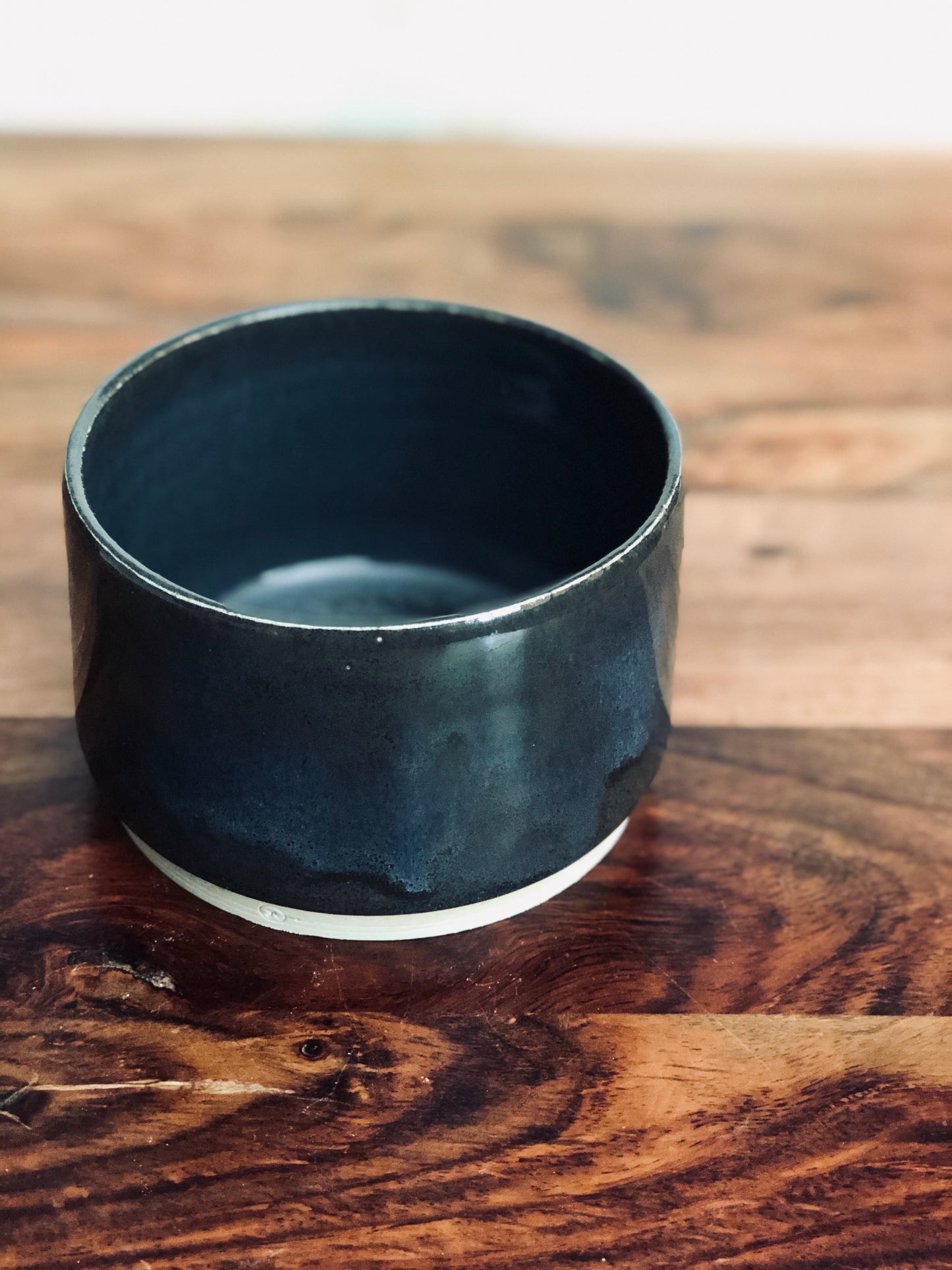 Navy sugar bowl