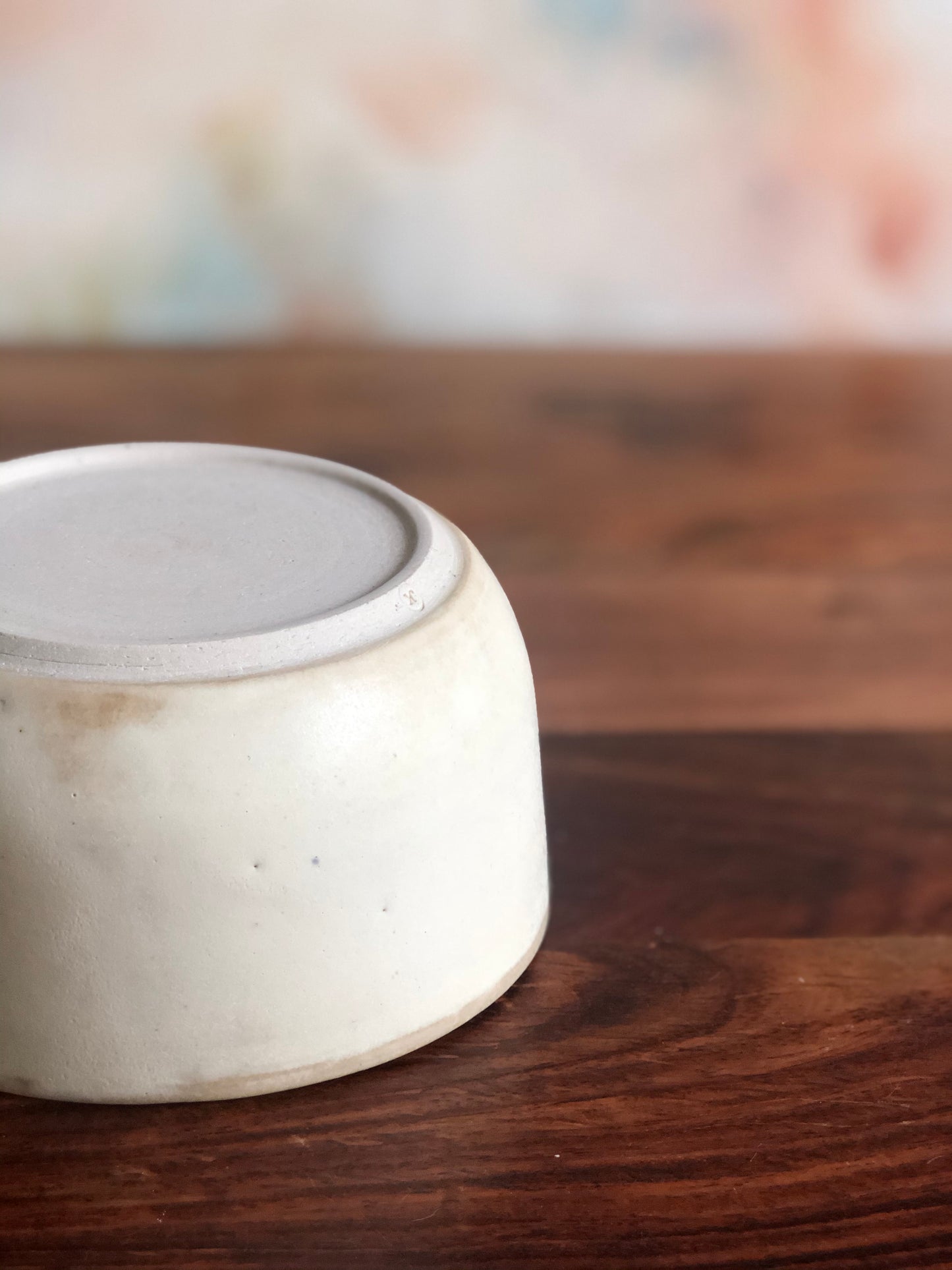 Tiny cream mixing bowl