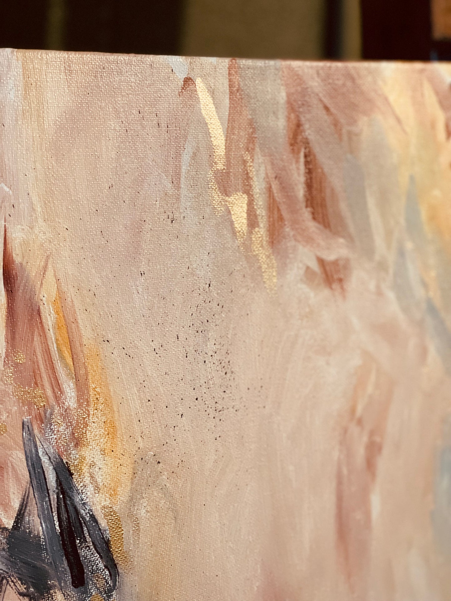 Walk home - acrylic artwork on canvas, 60x90cm