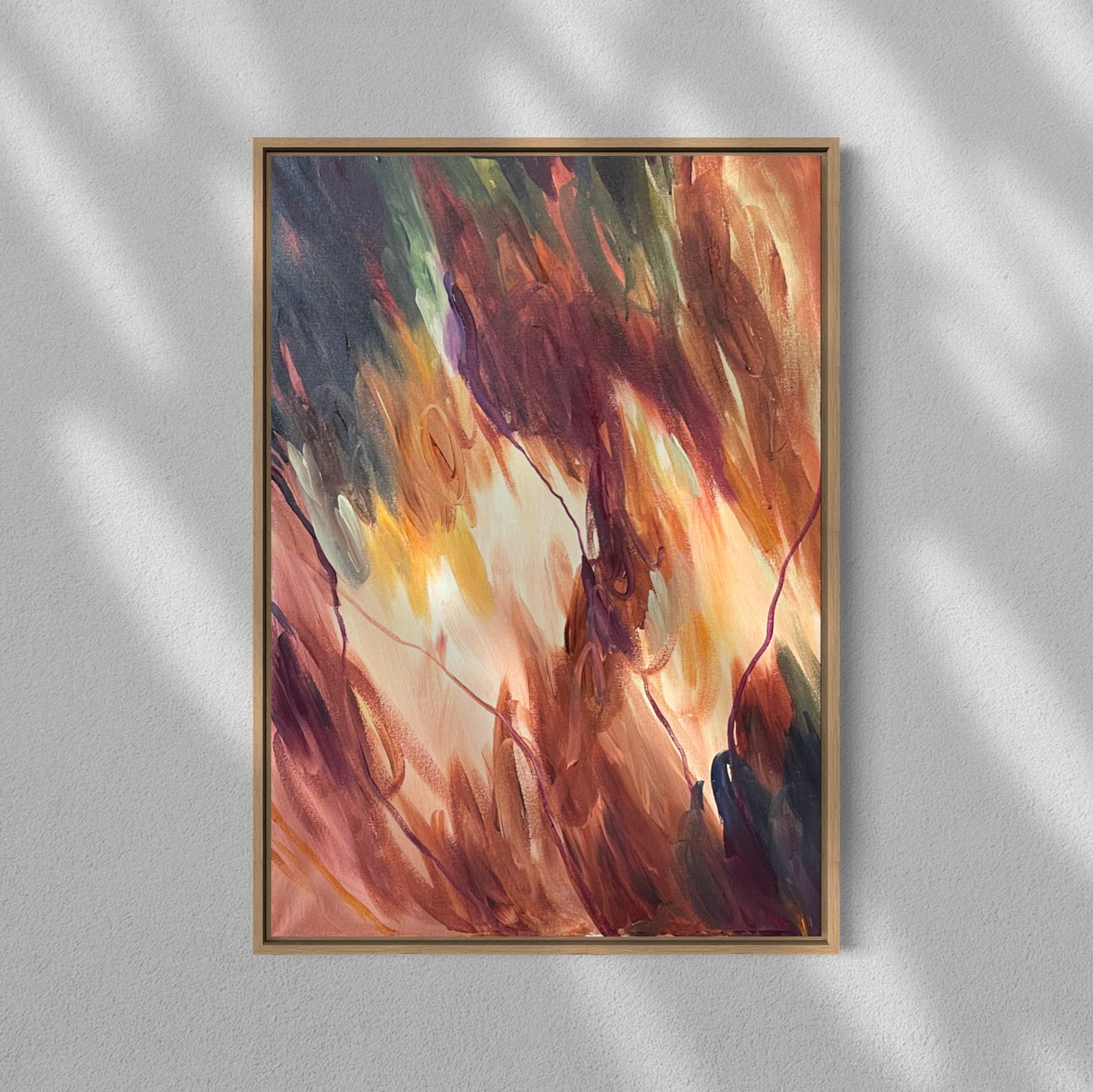 Overhead - acrylic artwork on canvas, 50x70cm