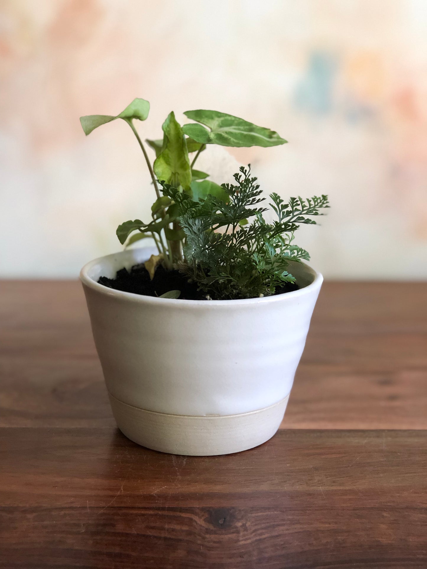Teal green planter or vase no.1