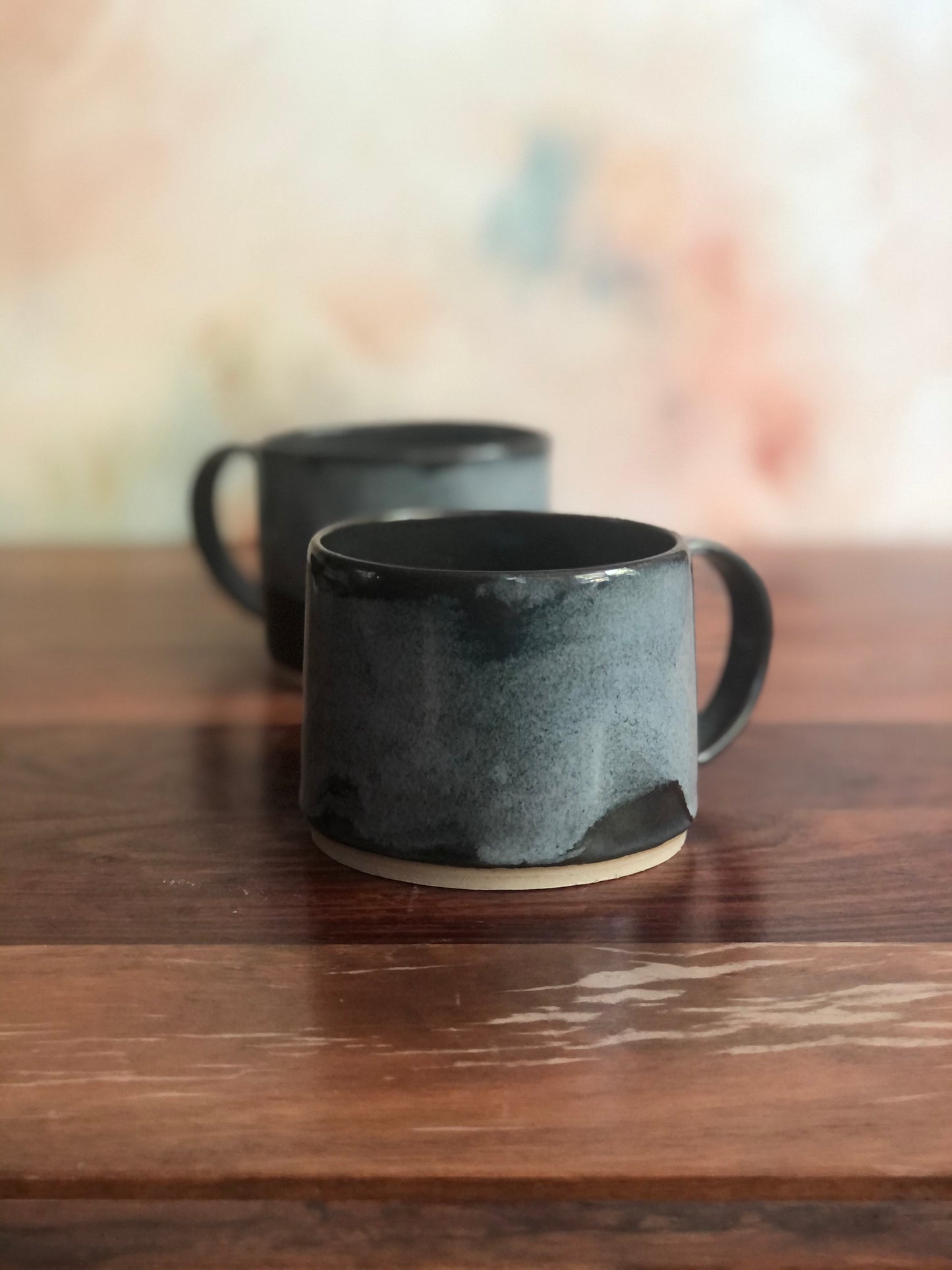 Misty blue mug