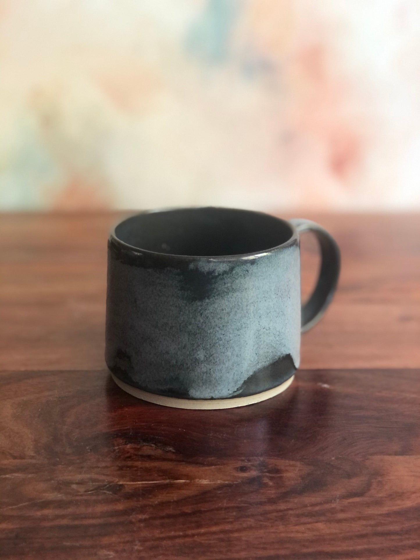 Misty blue mug