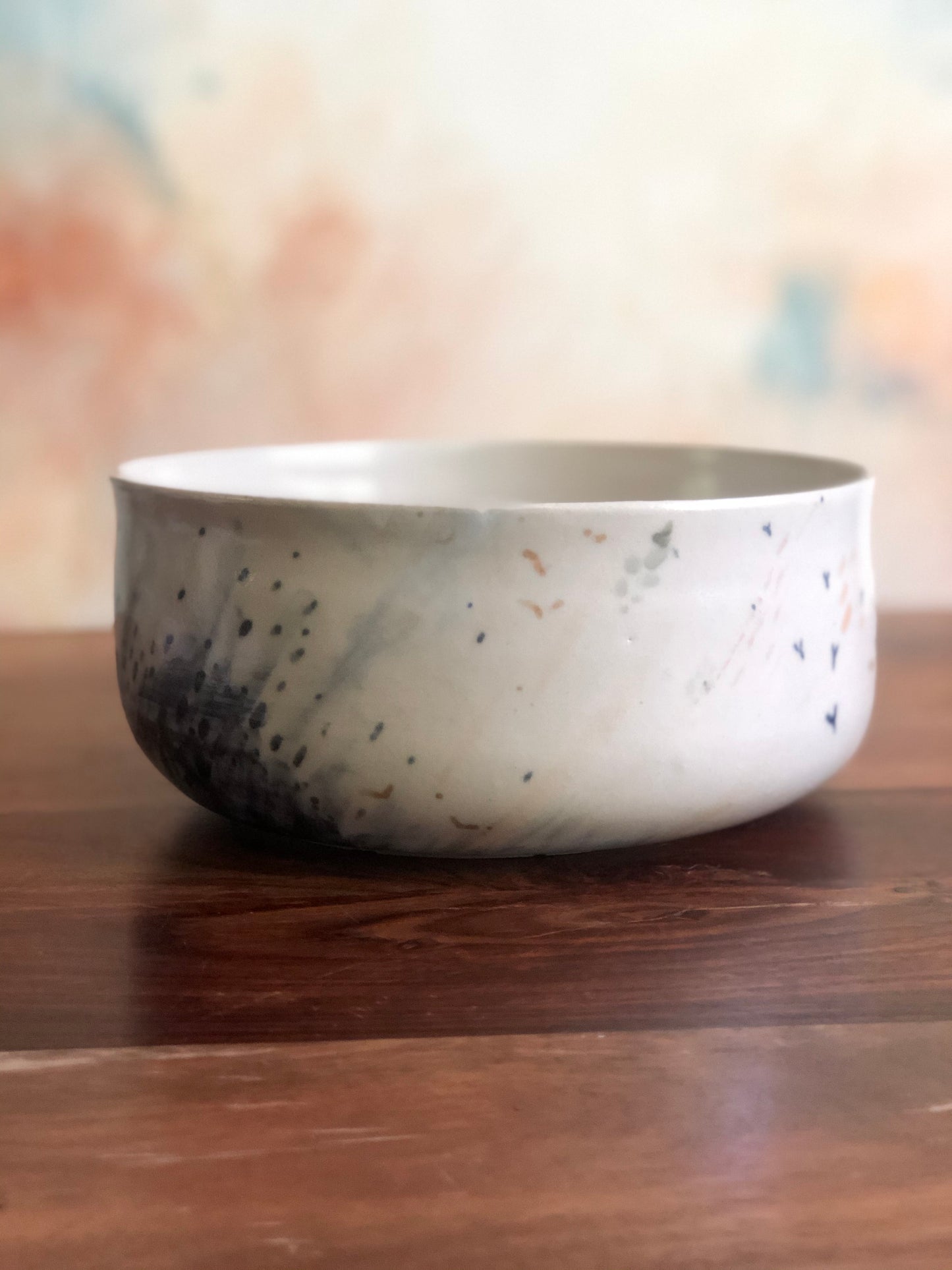 Hand-painted medium serving bowl