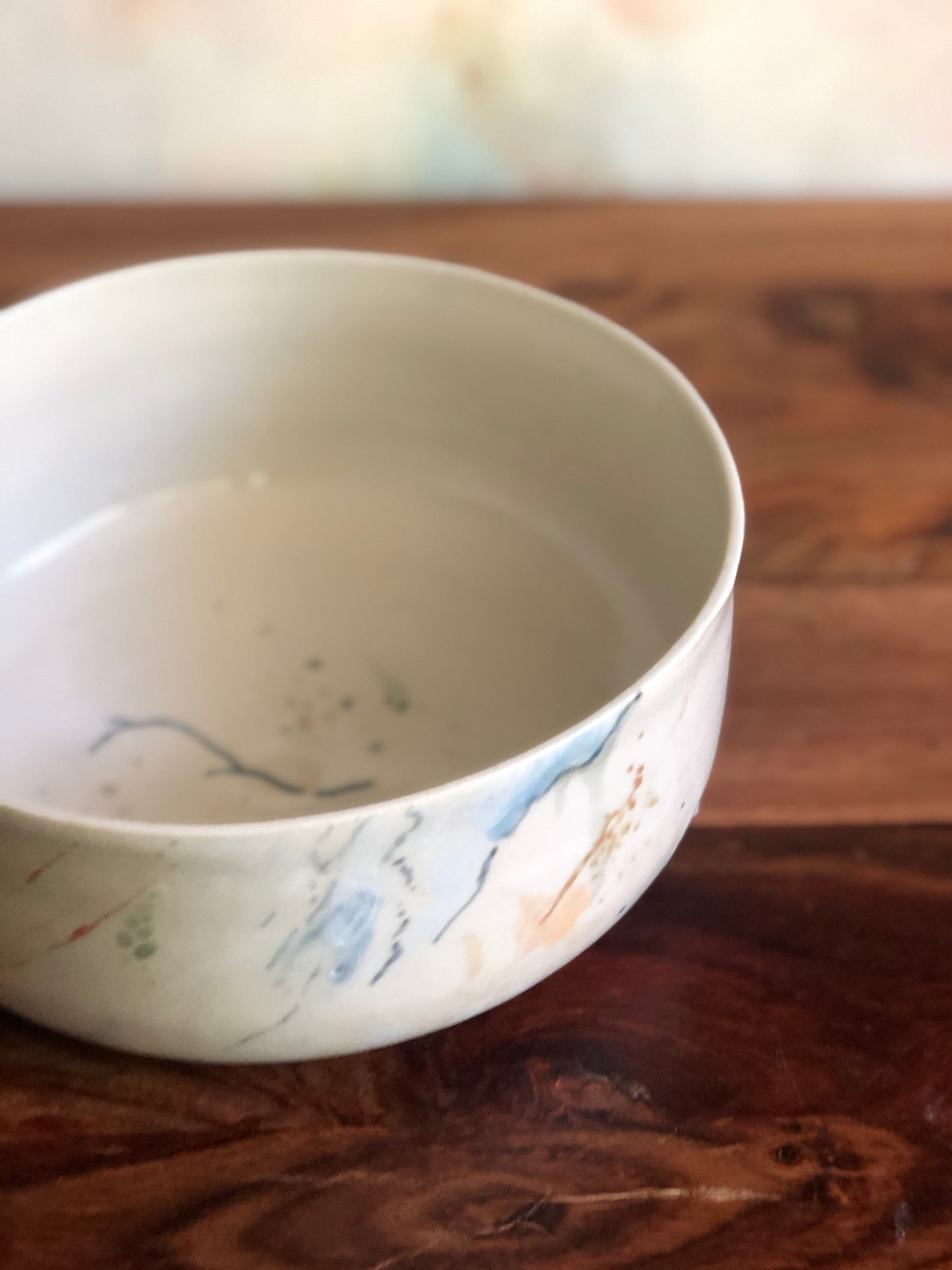 Hand-painted medium serving bowl