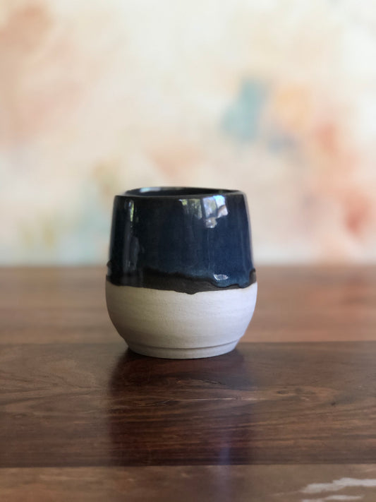 Navy constellation candle cup