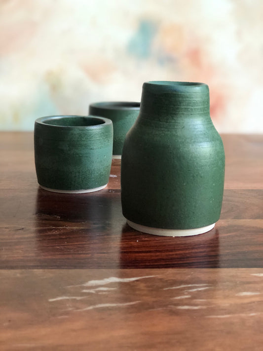 Green sake set