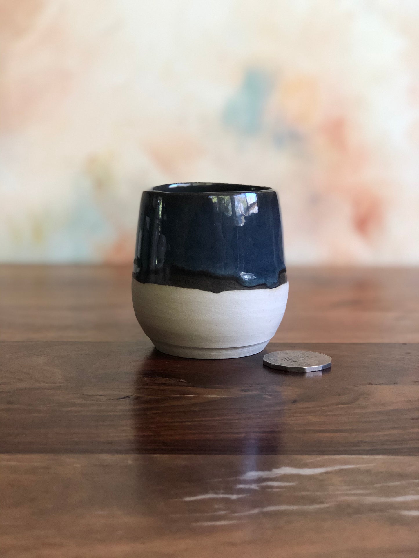 Navy constellation candle cup