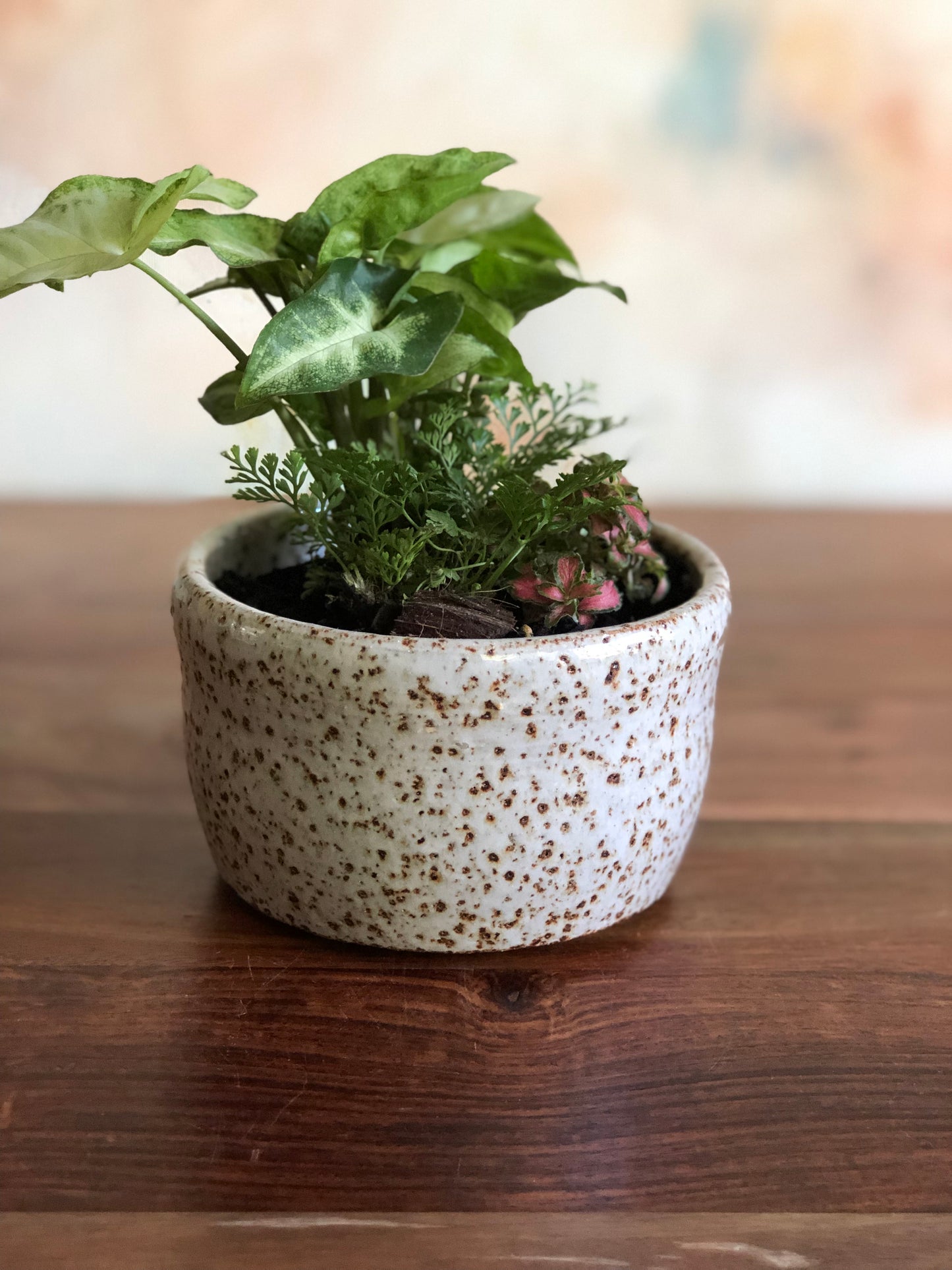 Teal green planter or vase no.1